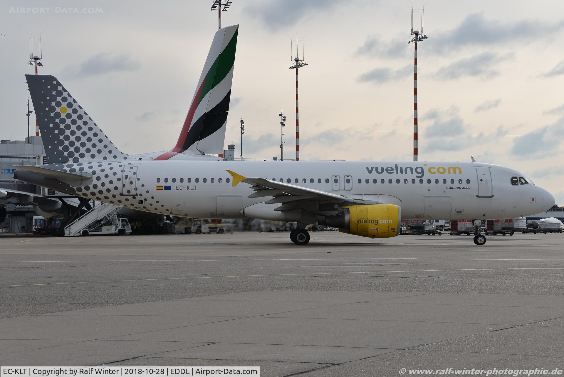 EC-KLT, 2007 Airbus A320-216 C/N 3376, Airbus A320-216 - VY VLG Vueling Airlines - 3376 - EC-KLT - 28.10.2018 - DUS