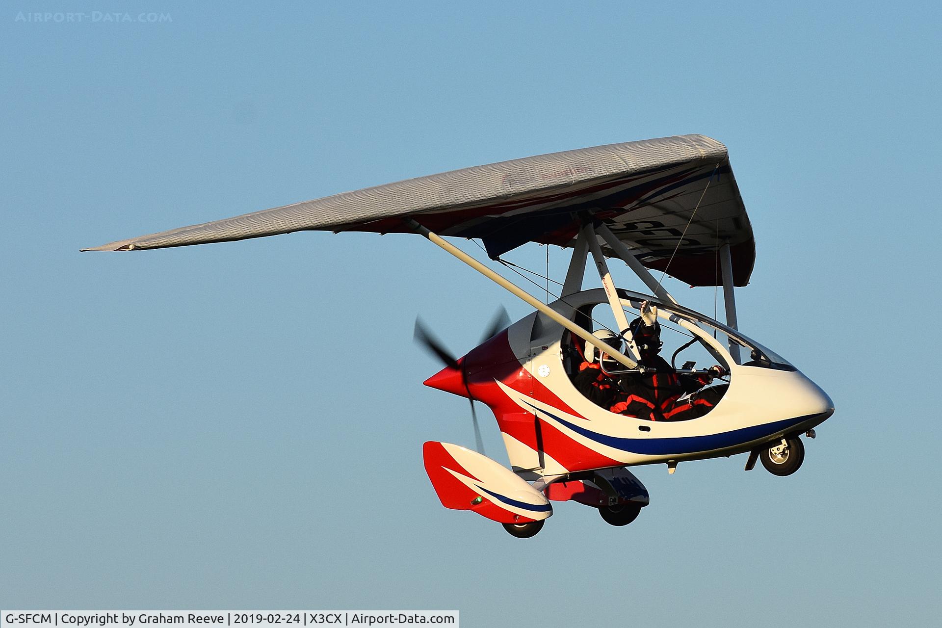 G-SFCM, 2017 P&M Aviation PulsR C/N 8762, Departing from Northrepps.