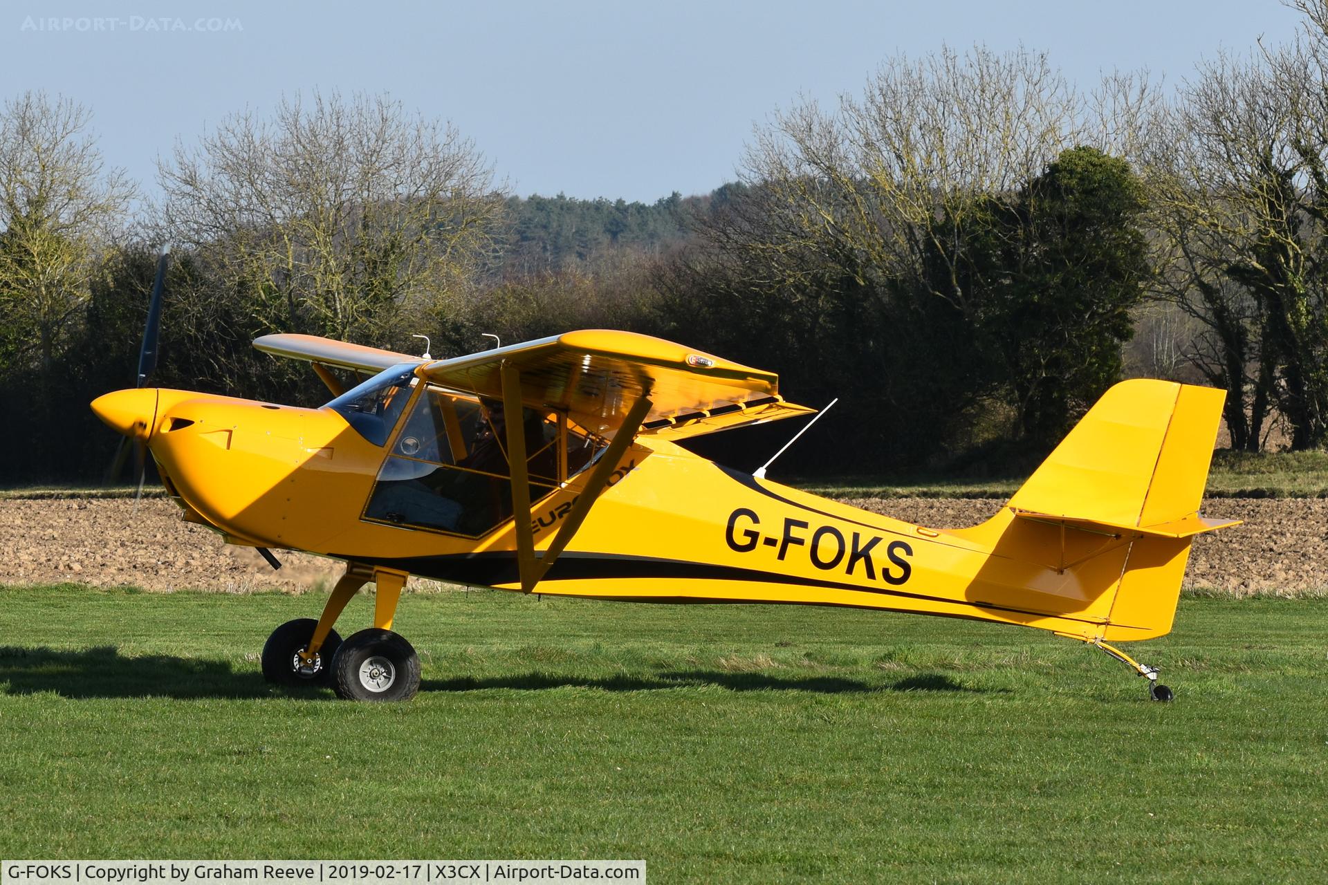 G-FOKS, 2017 AeroPro Eurofox  912(S) C/N LAA 376-15473, On the ground at Northrepps.