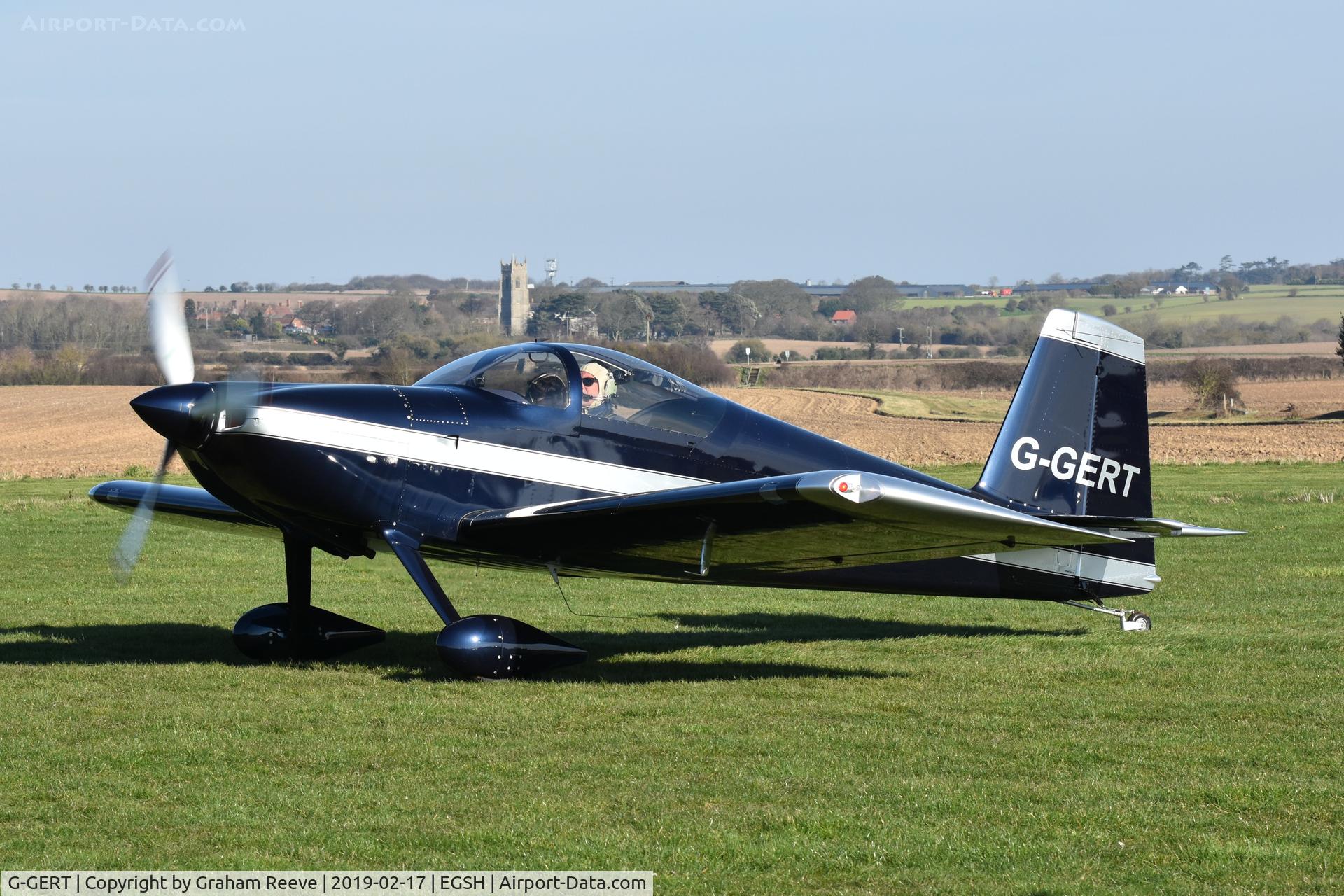 G-GERT, 2004 Vans RV-7 C/N PFA 323-13836, On the ground at Northrepps.