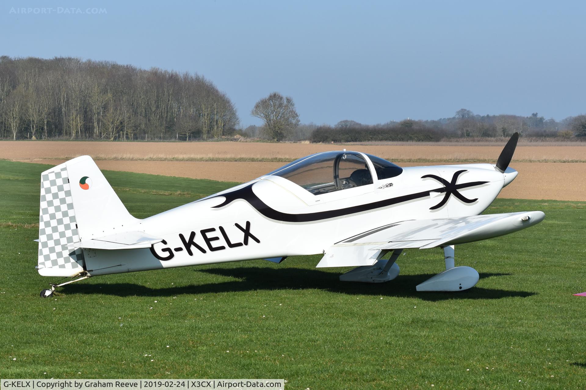 G-KELX, 2007 Vans RV-6 C/N PFA 181-12305, On the ground at Northrepps.