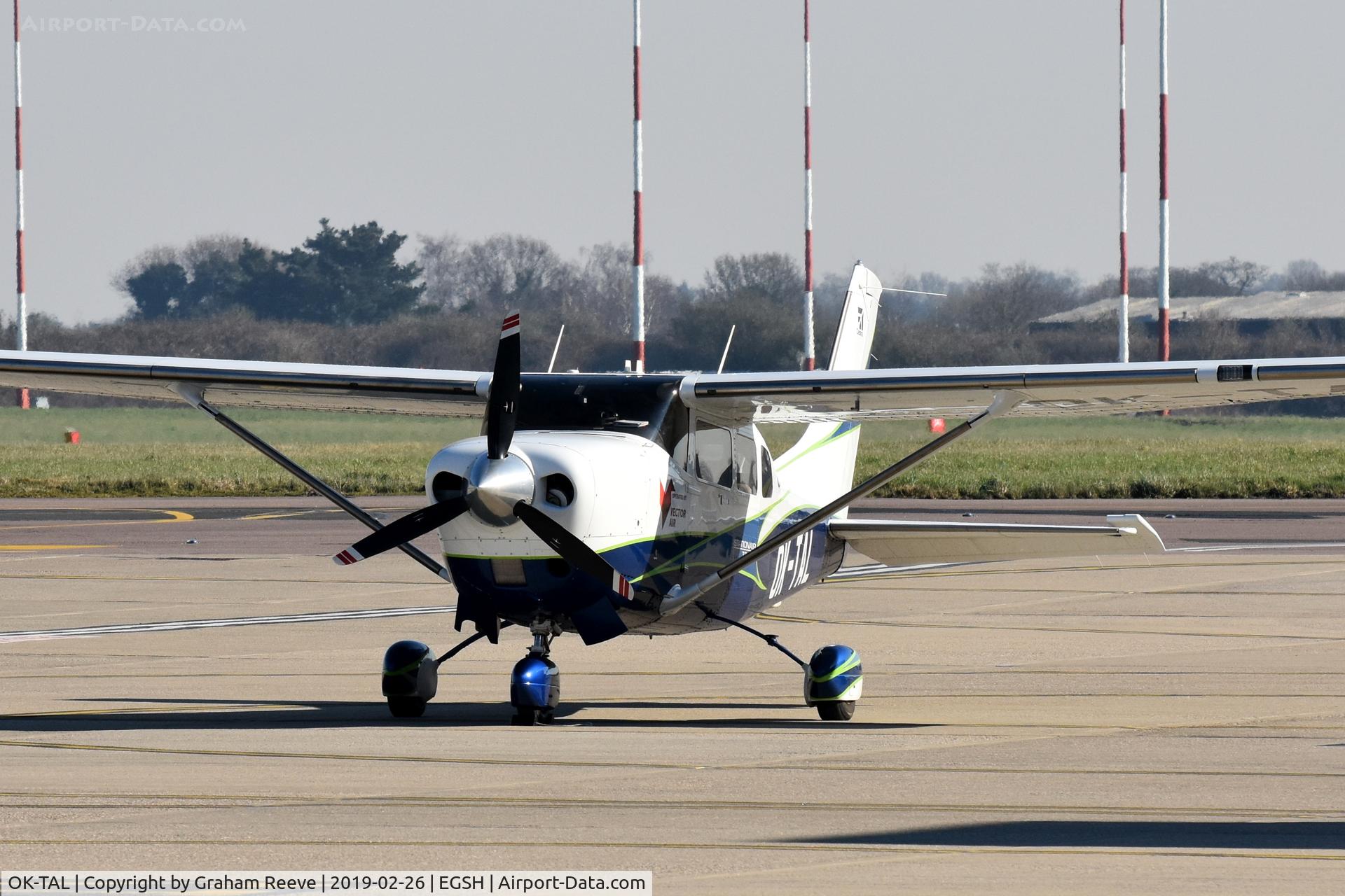 OK-TAL, 2014 Cessna T206H Turbo Stationair Turbo Stationair C/N T20609125, Parked at Norwich.