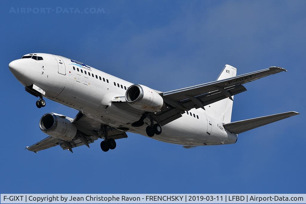 F-GIXT, 1997 Boeing 737-39M C/N 28898, ASL Airlines landing runway 23 from Dublin