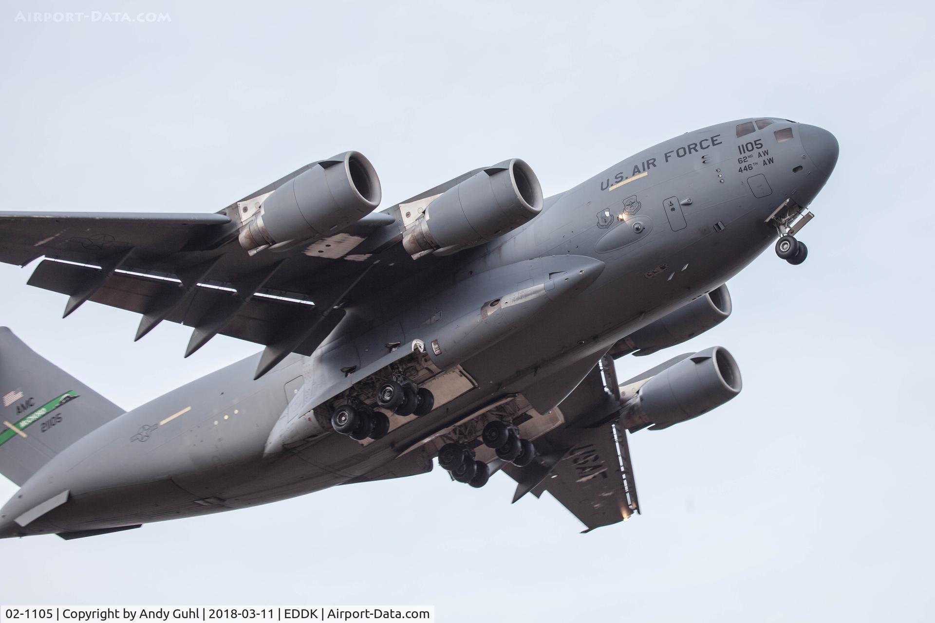 02-1105, 2002 Boeing C-17A Globemaster III C/N 50114, Transport