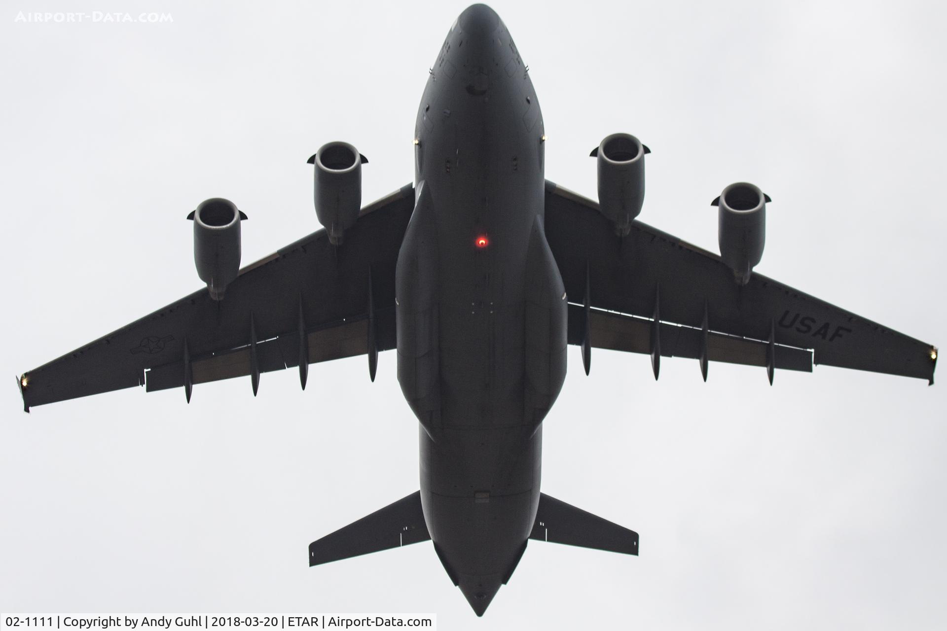 02-1111, 1999 Boeing C-17A Globemaster III C/N P-111, Down under