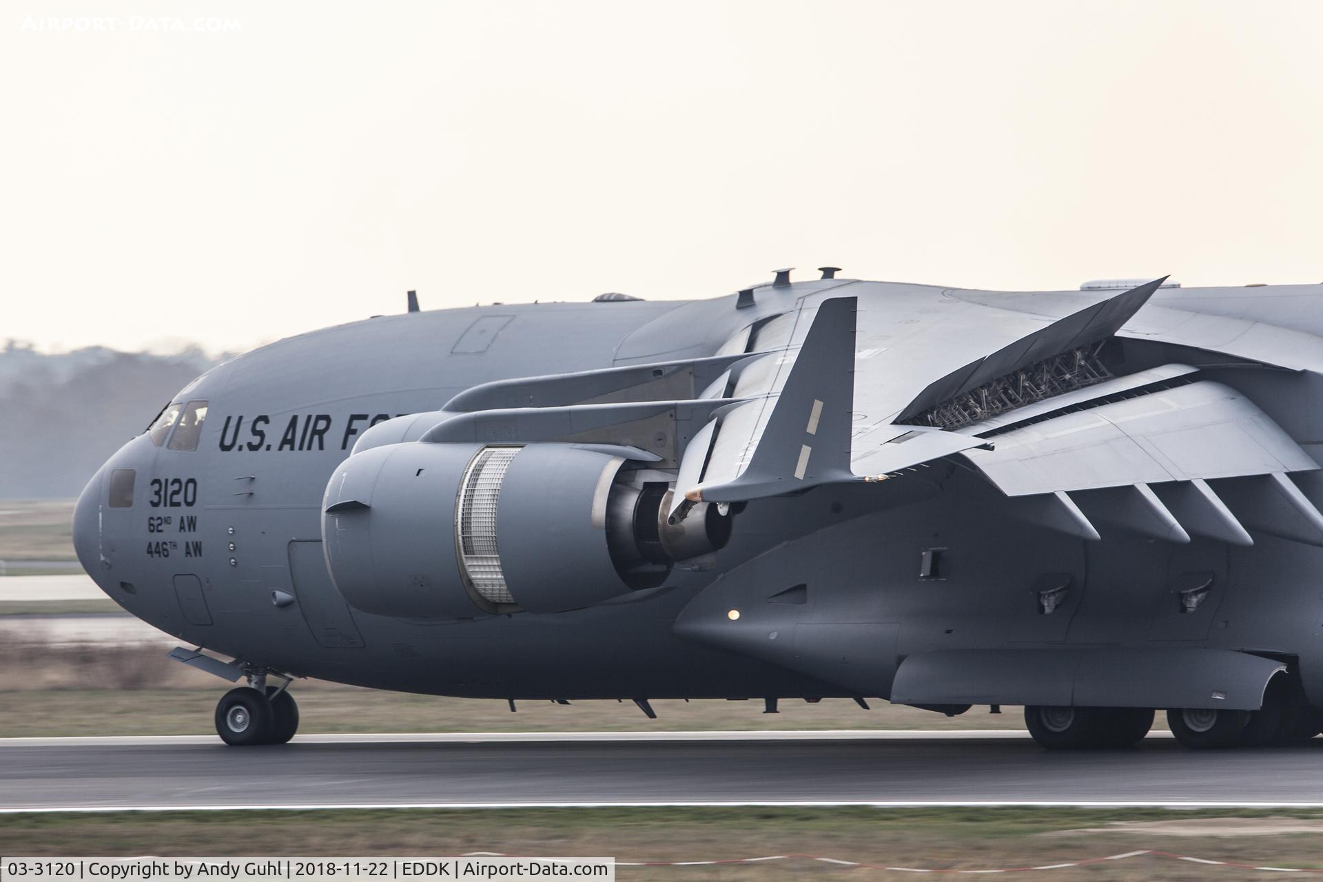 03-3120, 2003 Boeing C-17A Globemaster III C/N P-120, Close Up