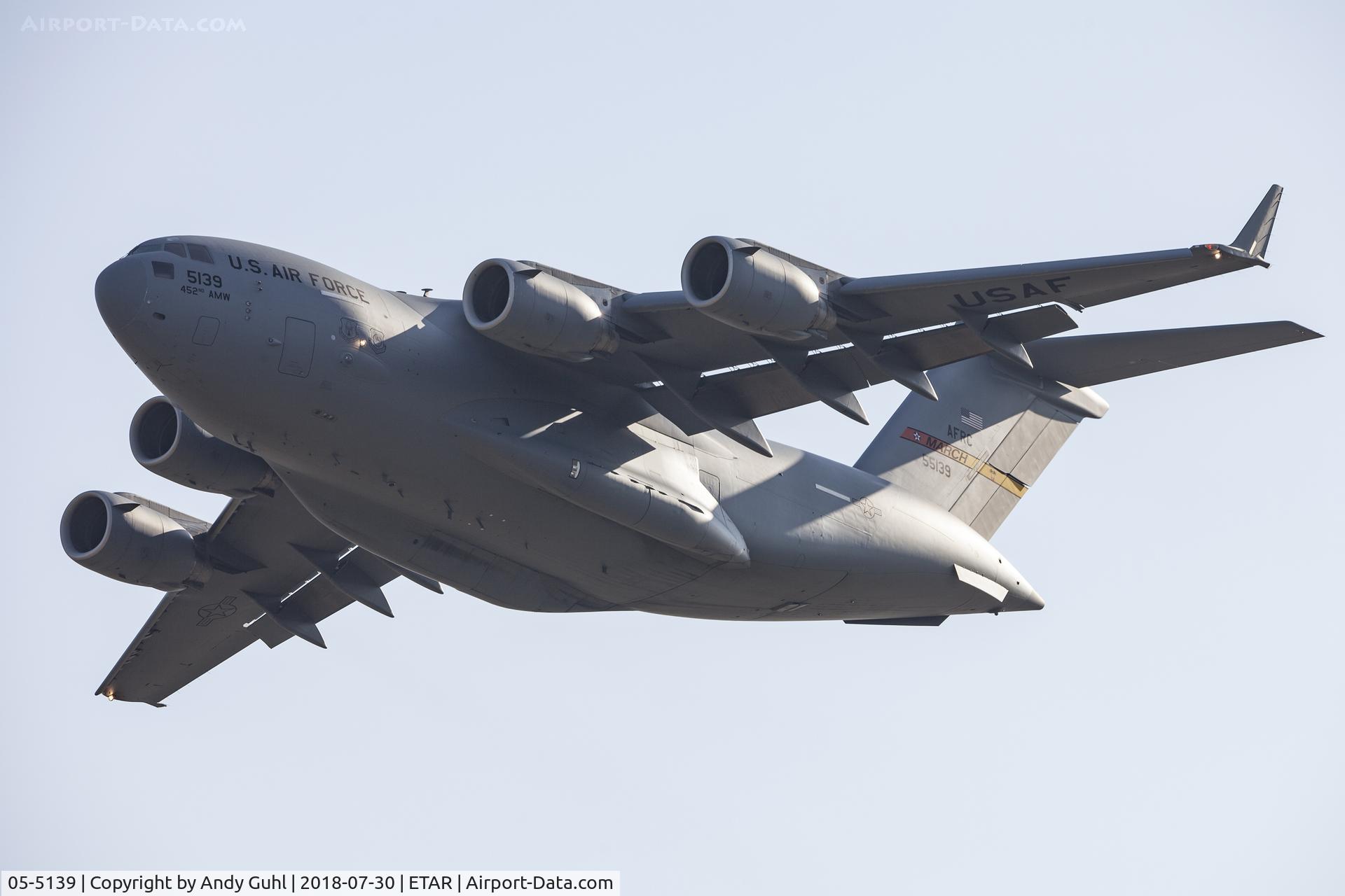 05-5139, Boeing C-17A Globemaster III C/N P-139, Good Morning
