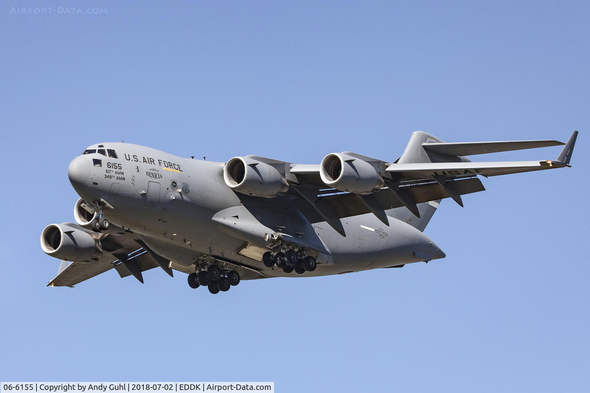 06-6155, 2006 Boeing C-17A Globemaster III C/N P-155, Spirit of Benicia