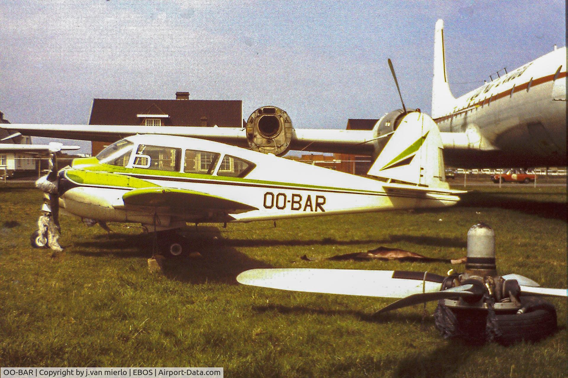 OO-BAR, Piper PA-23-160G Apache Apache C/N 23-1883, Long term storage at EBOS