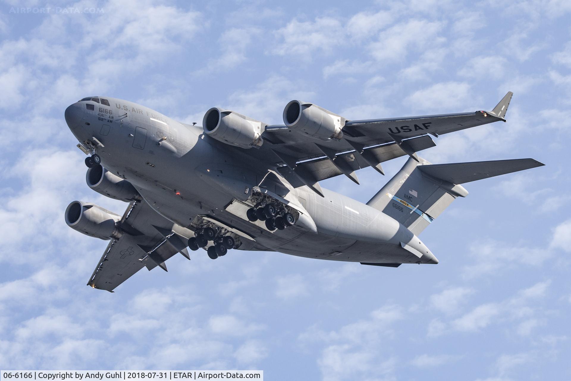 06-6166, 2006 Boeing C-17A Globemaster III C/N 50176/F175/P166, Clouds