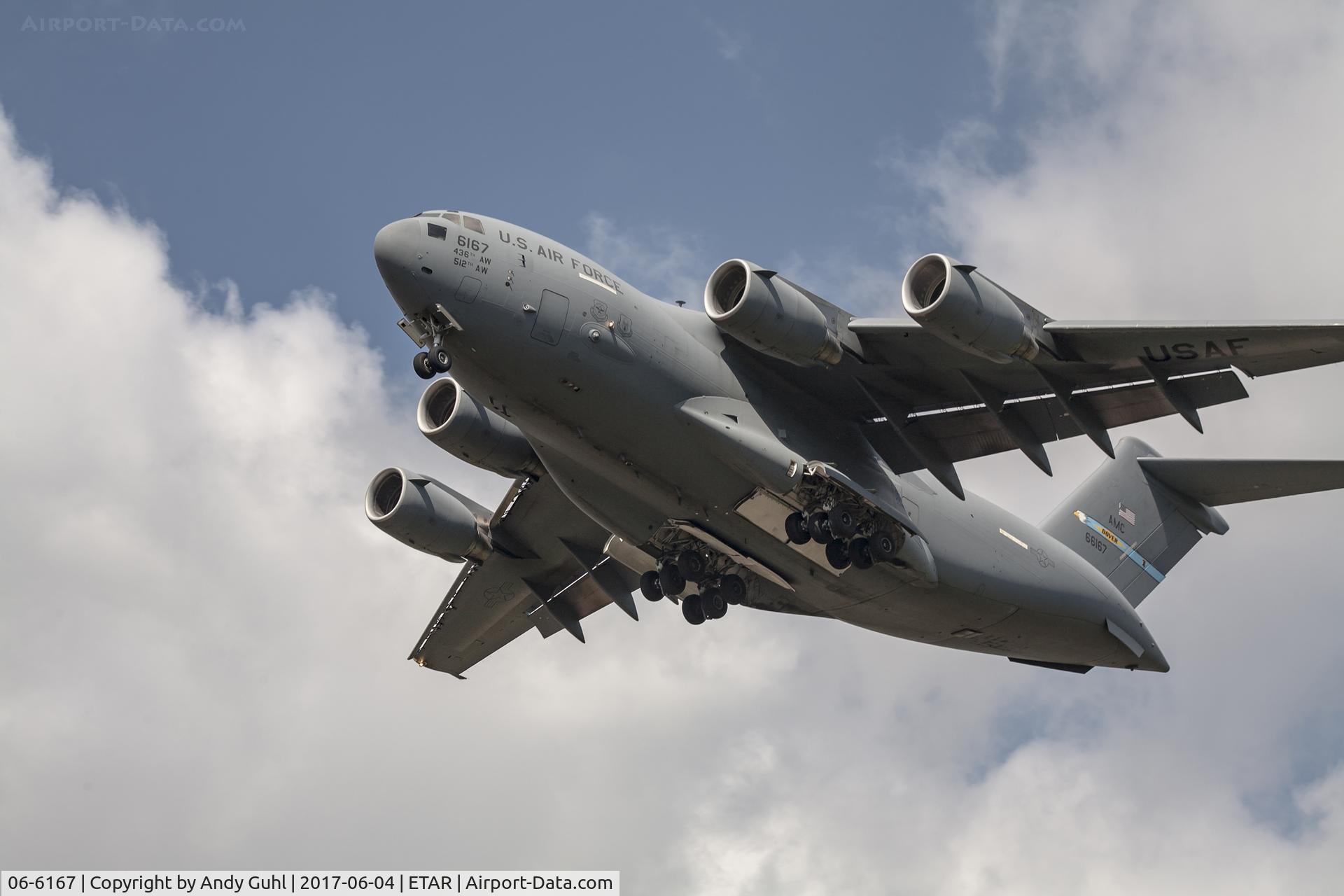06-6167, 2006 Boeing C-17A Globemaster III C/N P-167, Nice weather