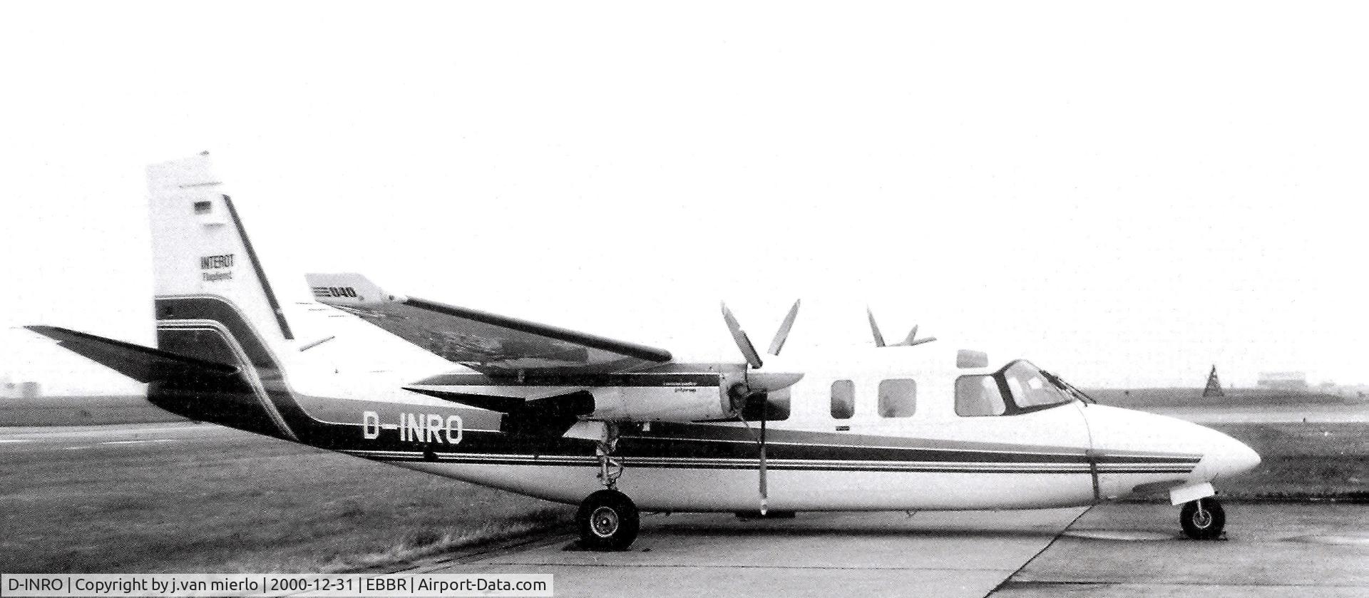 D-INRO, Rockwell AC840 C/N 00000000, Brussels G.A.T. mid80s
