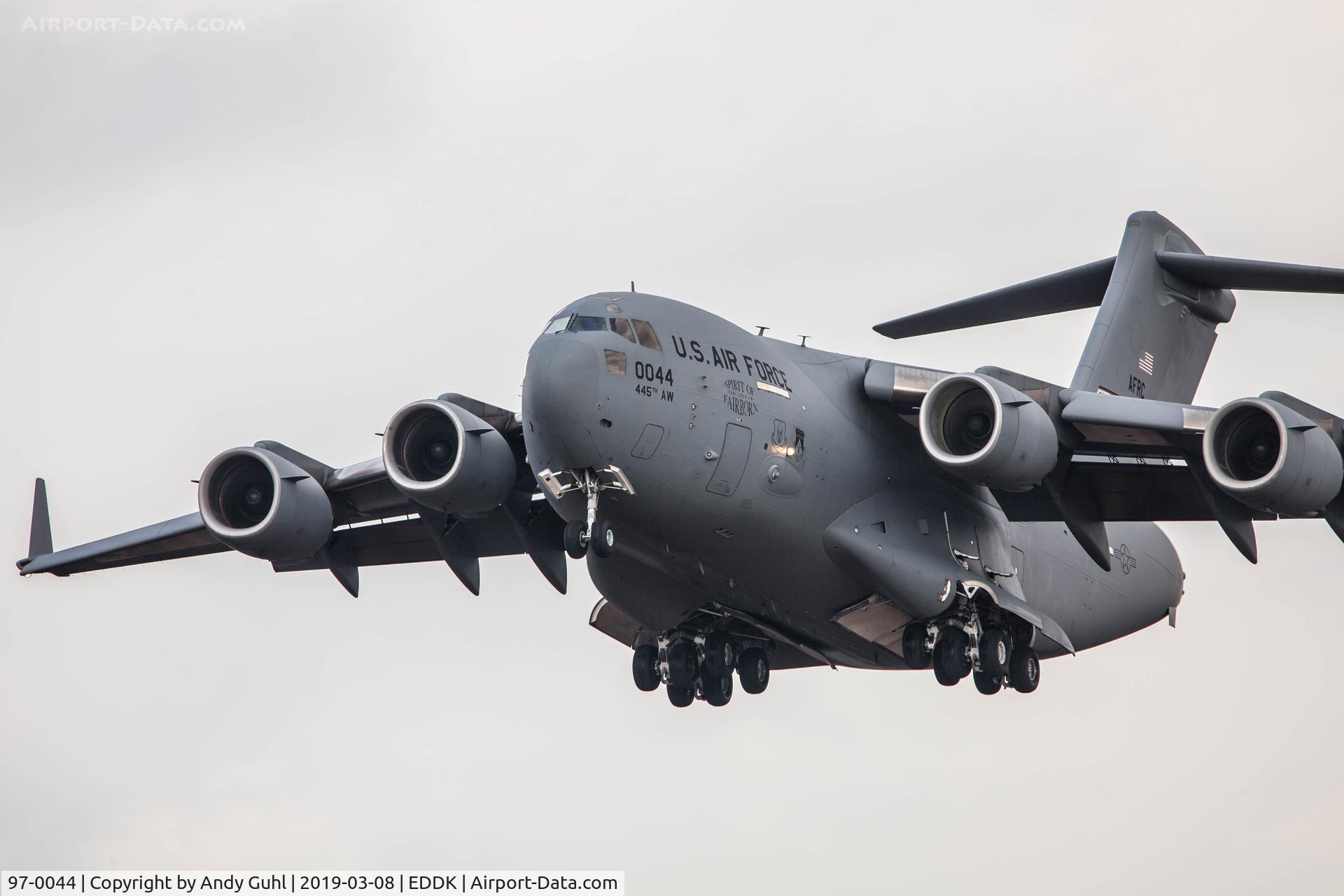 97-0044, 1999 Boeing C-17A Globemaster III C/N P-44, Spirit of the city of Fairborn