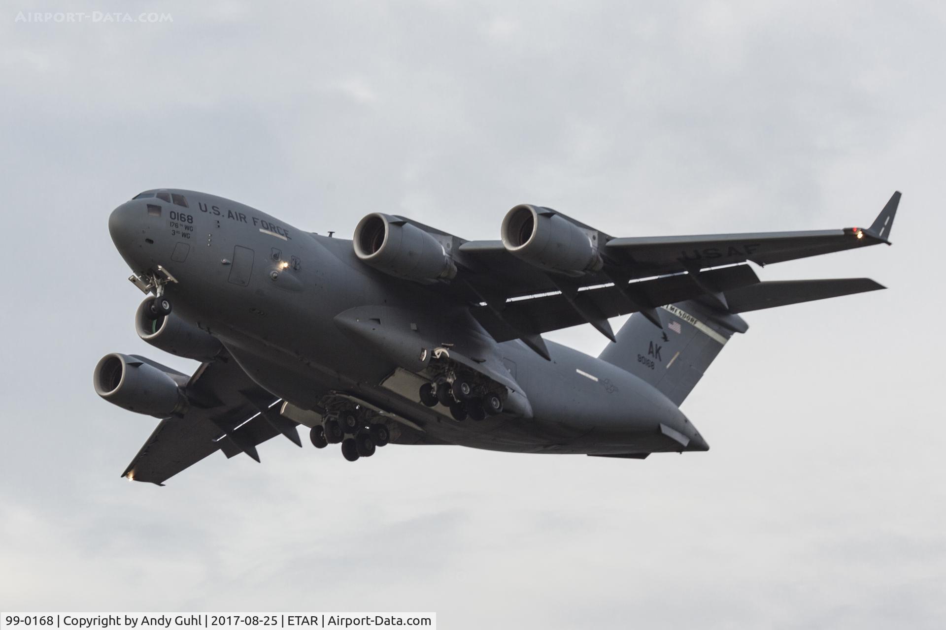 99-0168, 1999 Boeing C-17A Globemaster III C/N 50072/P-68, Anchorage