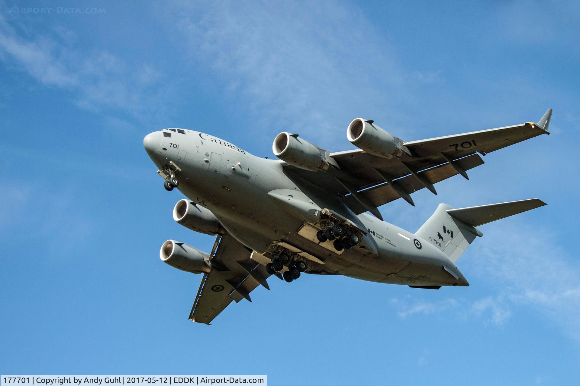 177701, 2007 Boeing CC-177-A (C-17) Globemaster III C/N 50178/F-177/CA-1, Approach