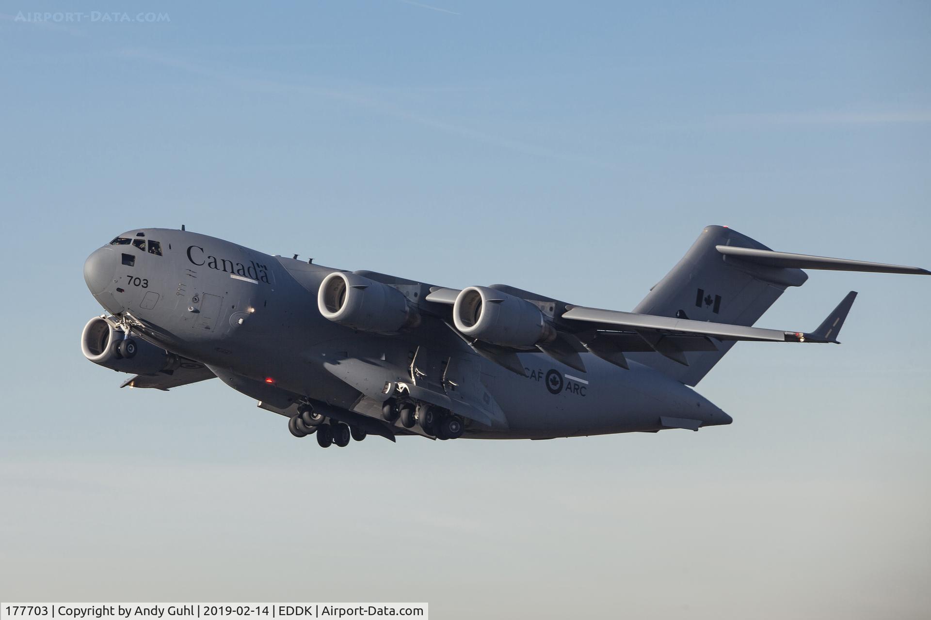 177703, 2008 Boeing CC-177 Globemaster III C/N F-186, departure