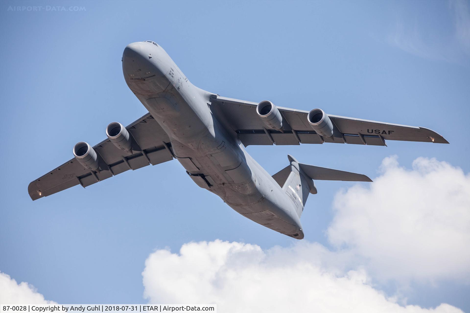 87-0028, 1987 Lockheed C-5B Galaxy C/N 500-0114, C-5B Galaxy