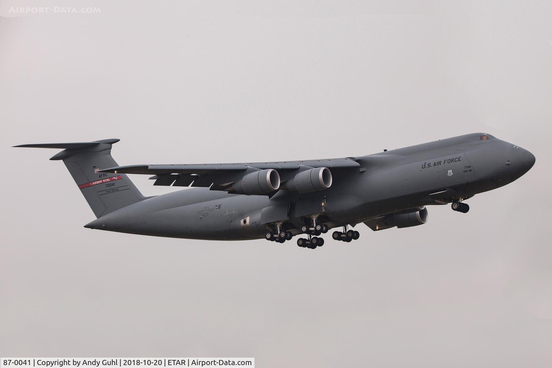 87-0041, 2013 Lockheed C-5M Super Galaxy C/N 500-0127, Patriot Wing