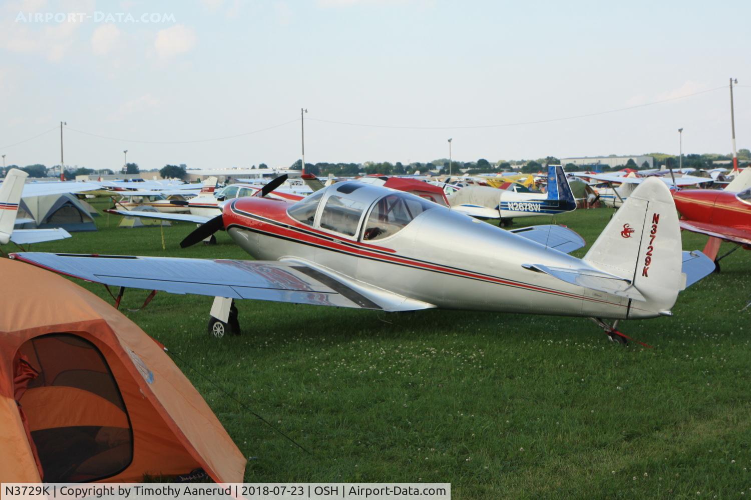 N3729K, 1946 Globe GC-1B Swift C/N 1422, 1946 Globe GC-1B, c/n: 1422