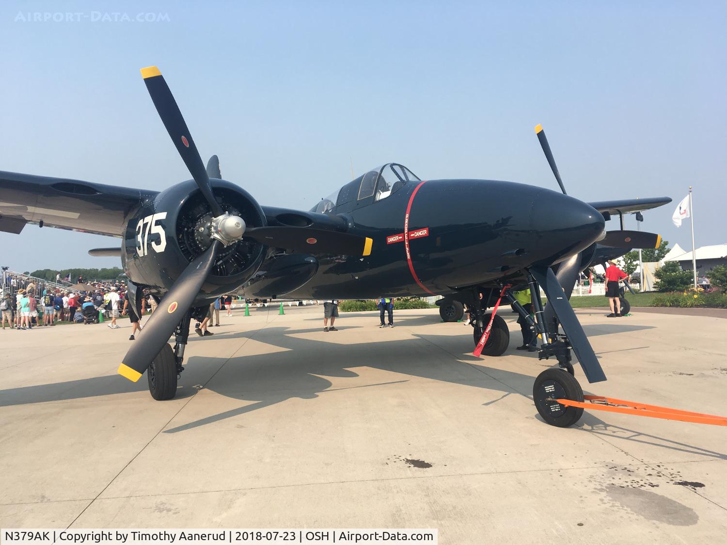 N379AK, Grumman F7F-3N Tigercat C/N 80375, Grumman F7F-3N, c/n: 80375