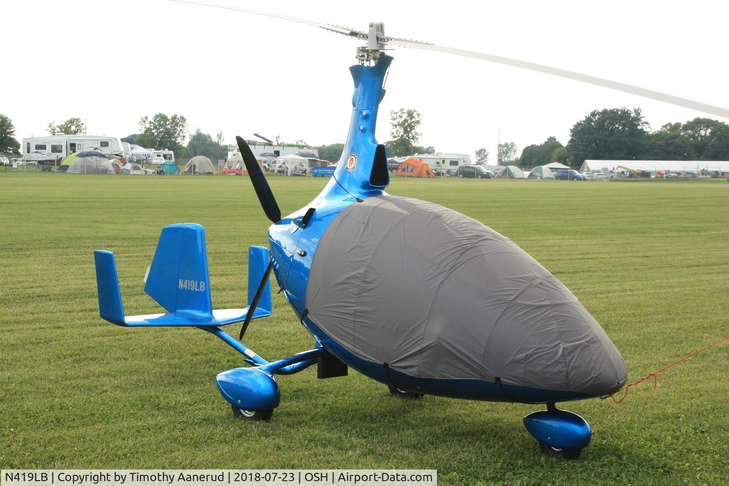 N419LB, 2018 AutoGyro Cavalon C/N V00313, 2018 AUTOGYRO GMBH CAVALON, c/n: V00313