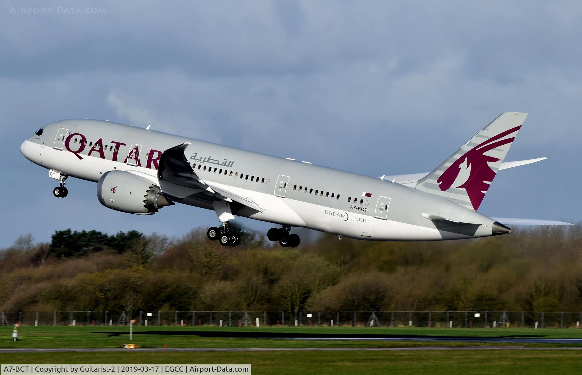 A7-BCT, 2015 Boeing 787-8 Dreamliner Dreamliner C/N 38338, At Manchester