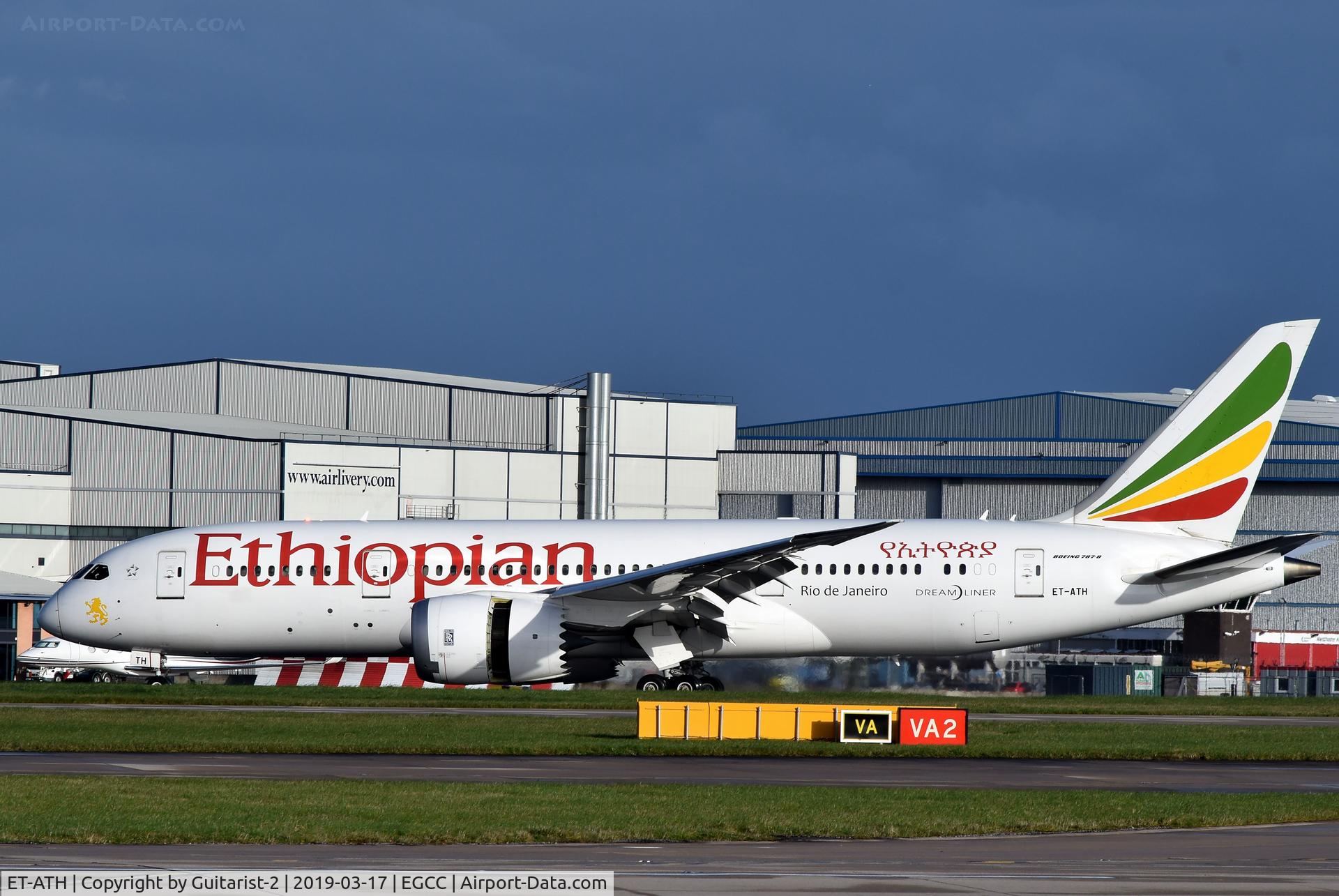 ET-ATH, 2016 Boeing 787-8 Dreamliner C/N 38475, At Manchester