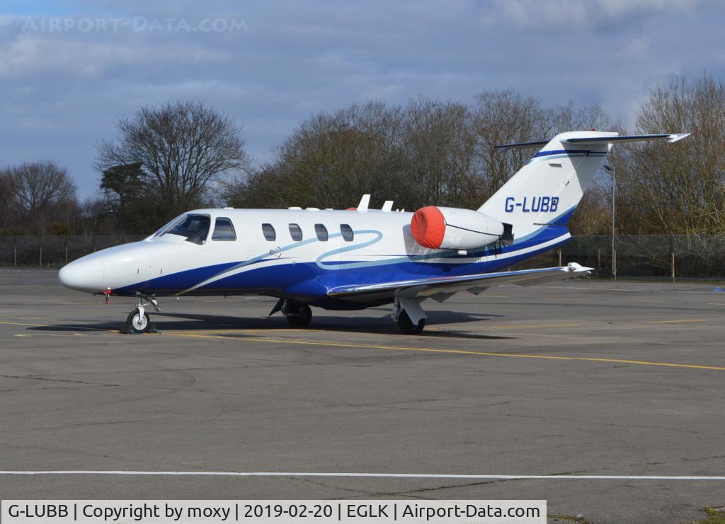 G-LUBB, 1998 Cessna 525 CitationJet C/N 525-0271, Cessna 525 CitationJet at Blackbushe. Ex HB-VNK