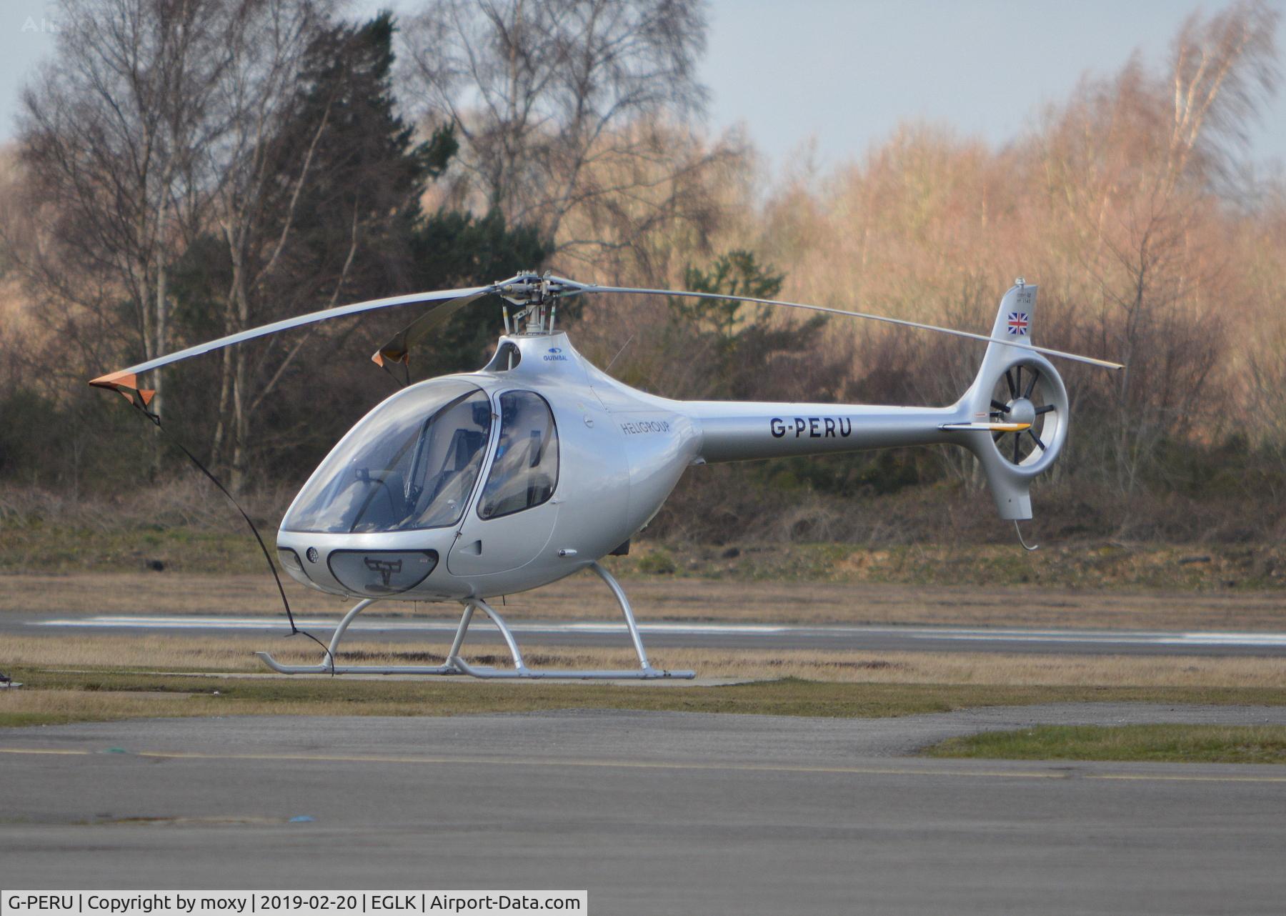 G-PERU, 2016 Guimbal Cabri G2 C/N 1140, Guimbal Cabri G2 at Blackbushe.