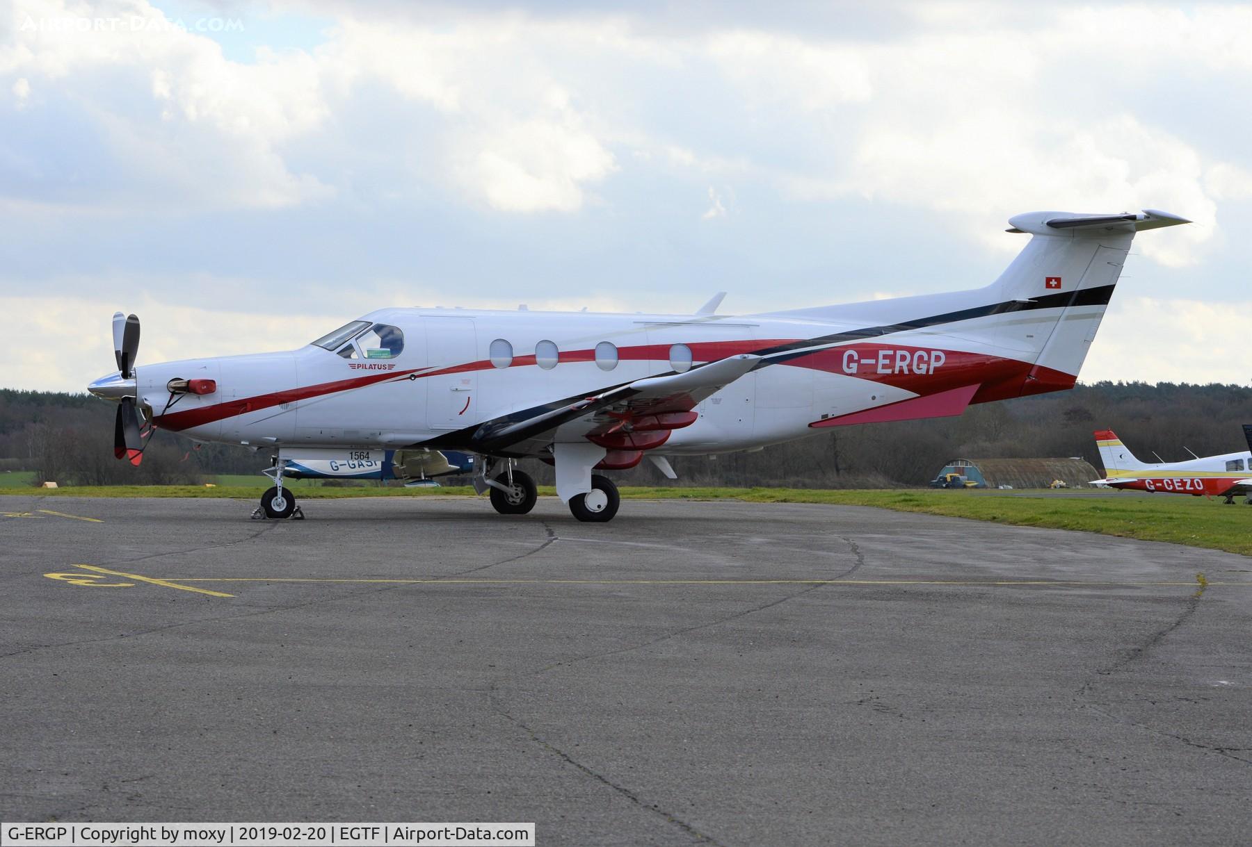 G-ERGP, 2015 Pilatus PC-12/47E C/N 1564, Pilatus PC-12/47E at Fairoaks. Ex LX-ERG