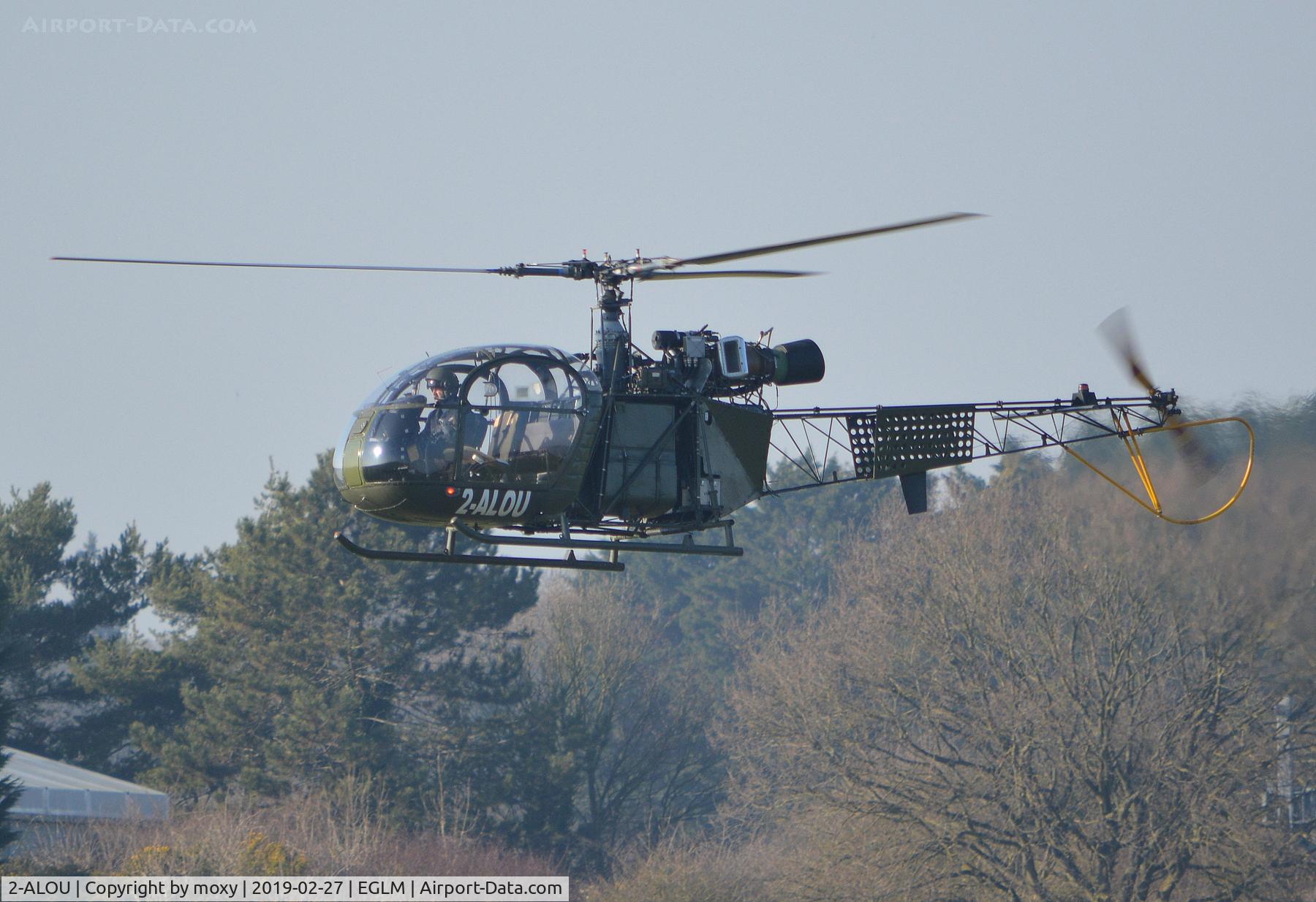 2-ALOU, 1961 Sud Aviation Alouette AH.2 C/N 1583, Sud Aviation Alouette AH.2 at White Waltham.