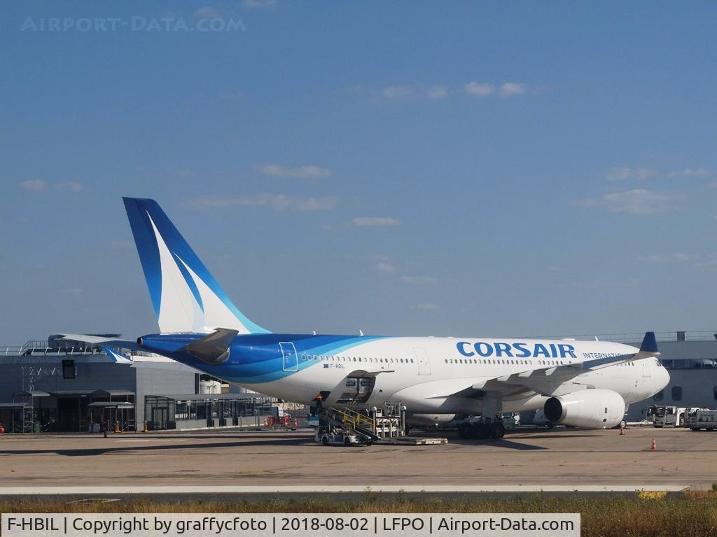 F-HBIL, 2000 Airbus A330-243 C/N 320, LFPO inside aircraft Aigle Azur