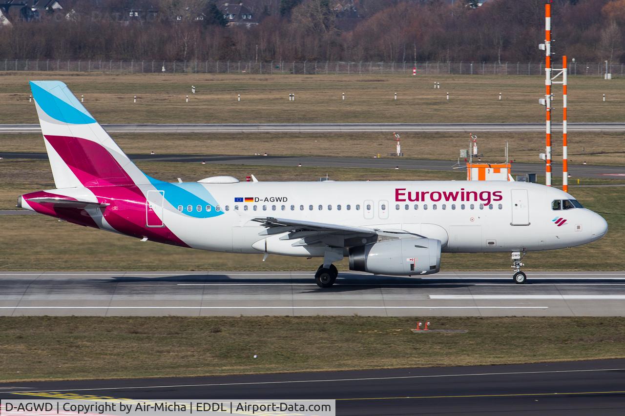 D-AGWD, 2007 Airbus A319-132 C/N 3011, Eurowings