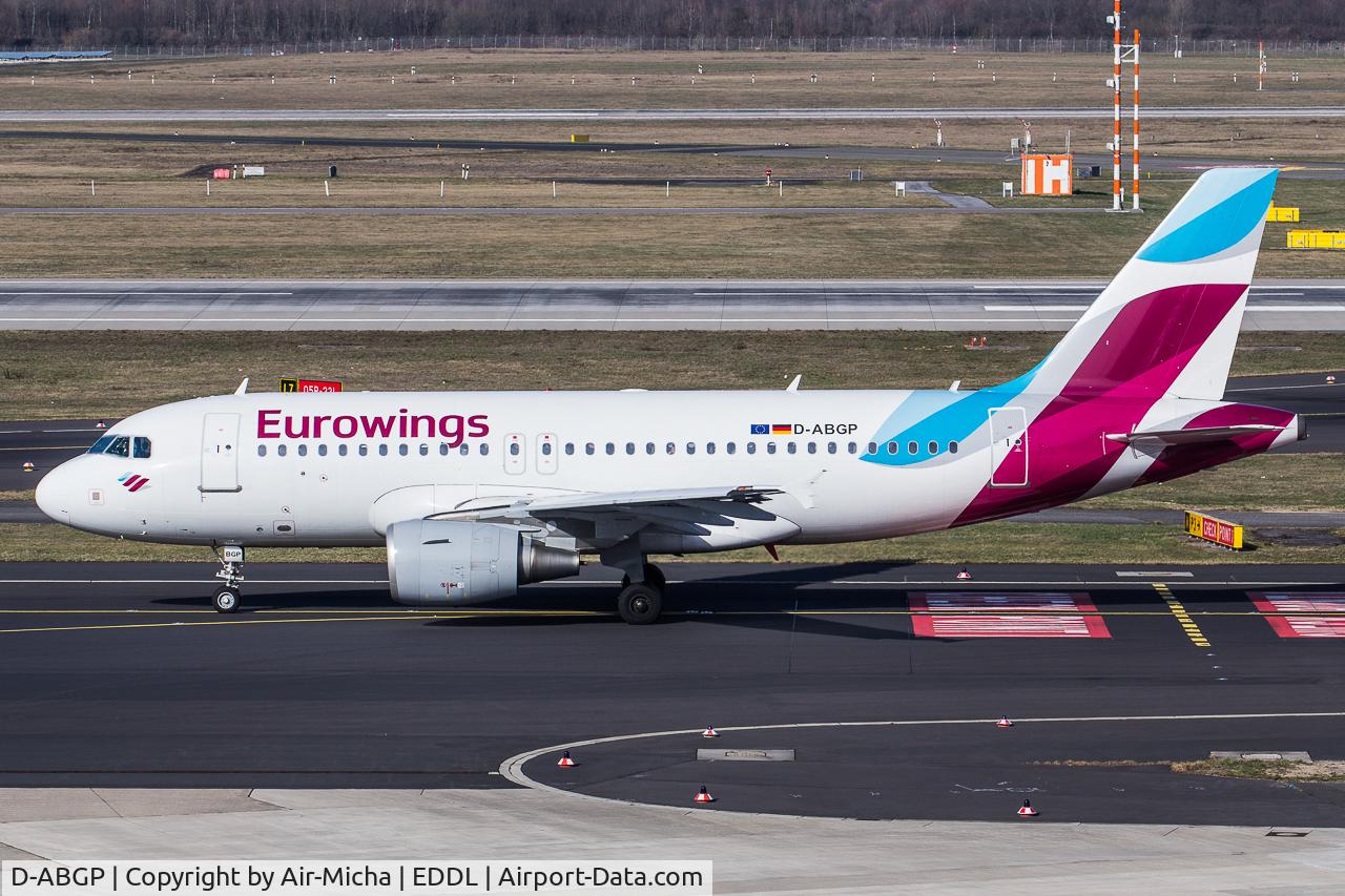D-ABGP, 2008 Airbus A319-112 C/N 3728, Eurowings