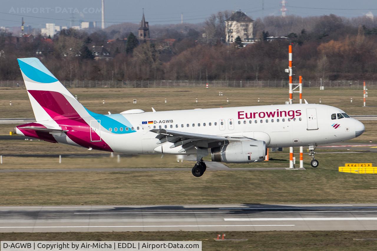 D-AGWB, 2006 Airbus A319-111 C/N 2833, Eurowings