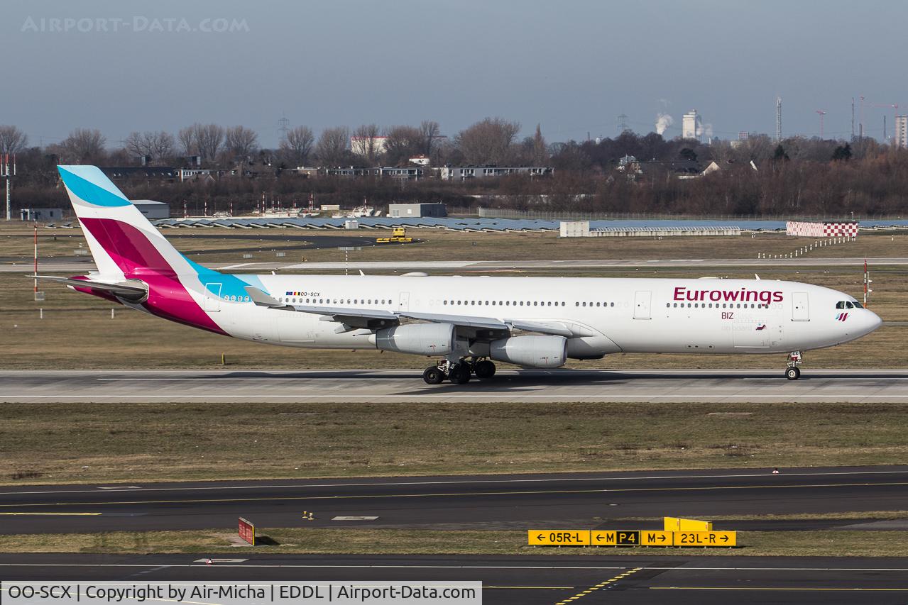OO-SCX, 1993 Airbus A340-211 C/N 014, Eurowings