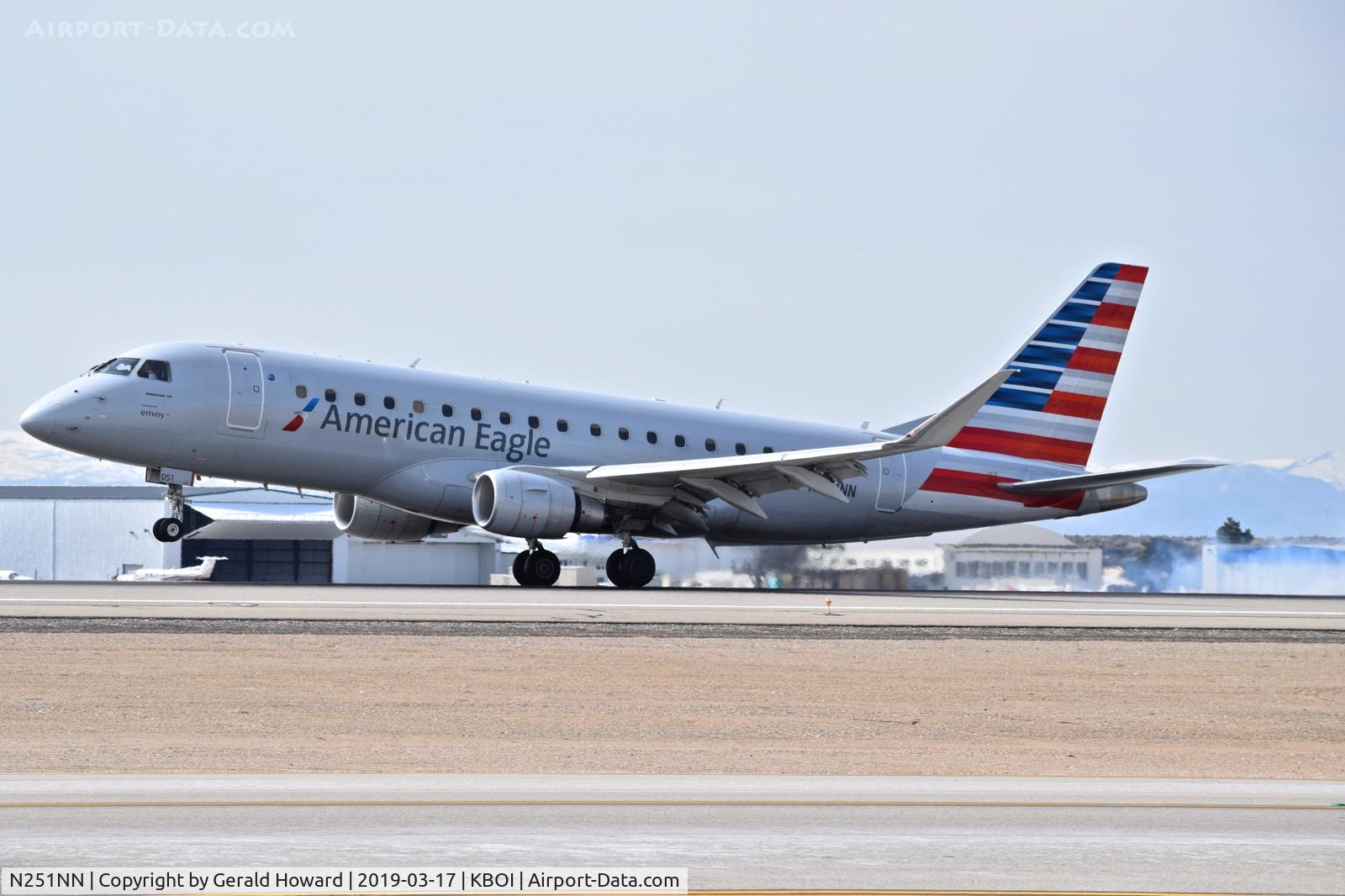 N251NN, 2017 Embraer 175LR (ERJ-170-200LR) C/N 17000641, Touch down on RWY 10L.