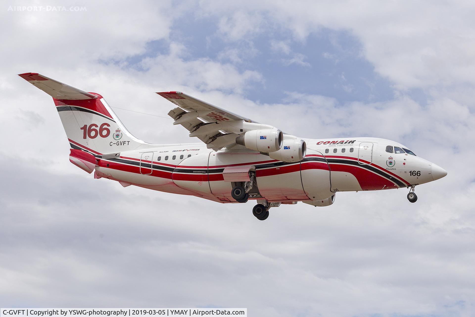 C-GVFT, 1994 British Aerospace Avro 146-RJ85 C/N E.2253, Conair Aviation (C-GVFT) Avro RJ85 at Albury Airport
