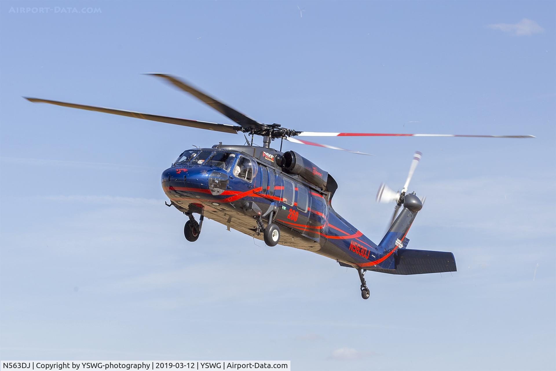 N563DJ, 1981 Sikorsky UH-60A Black Hawk C/N 70-284, Timberline Helicopters (N563DJ) Sikorsky UH-60A at Wagga Wagga Airport