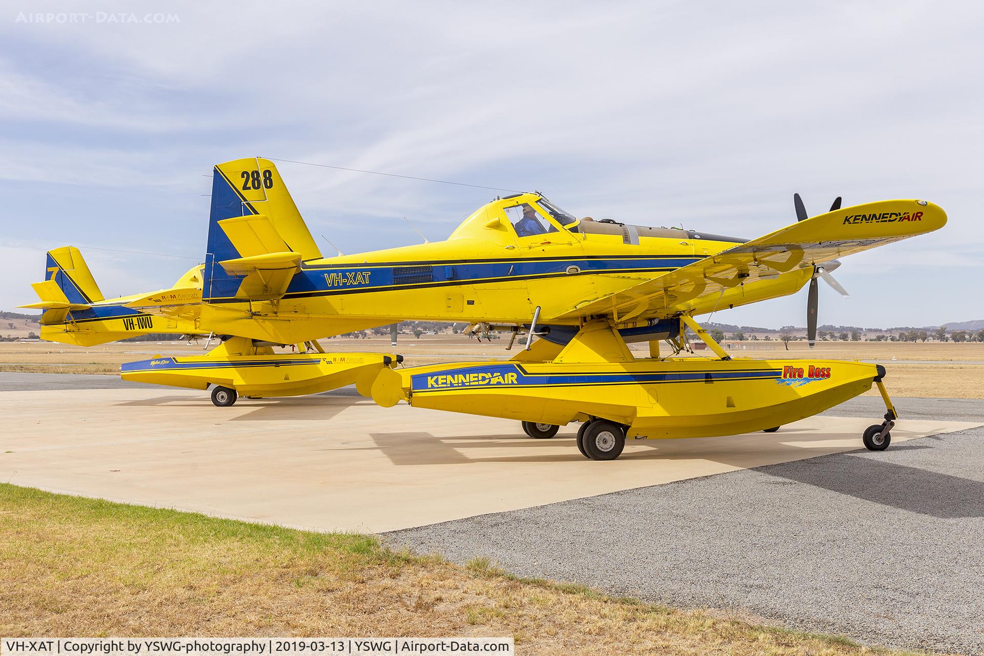 VH-XAT, Air Tractor AT-802A C/N 802A-0459, Kennedy Aviation (VH-XAT) Air Tractor AT802F Fire Boss at Wagga Wagga Airport