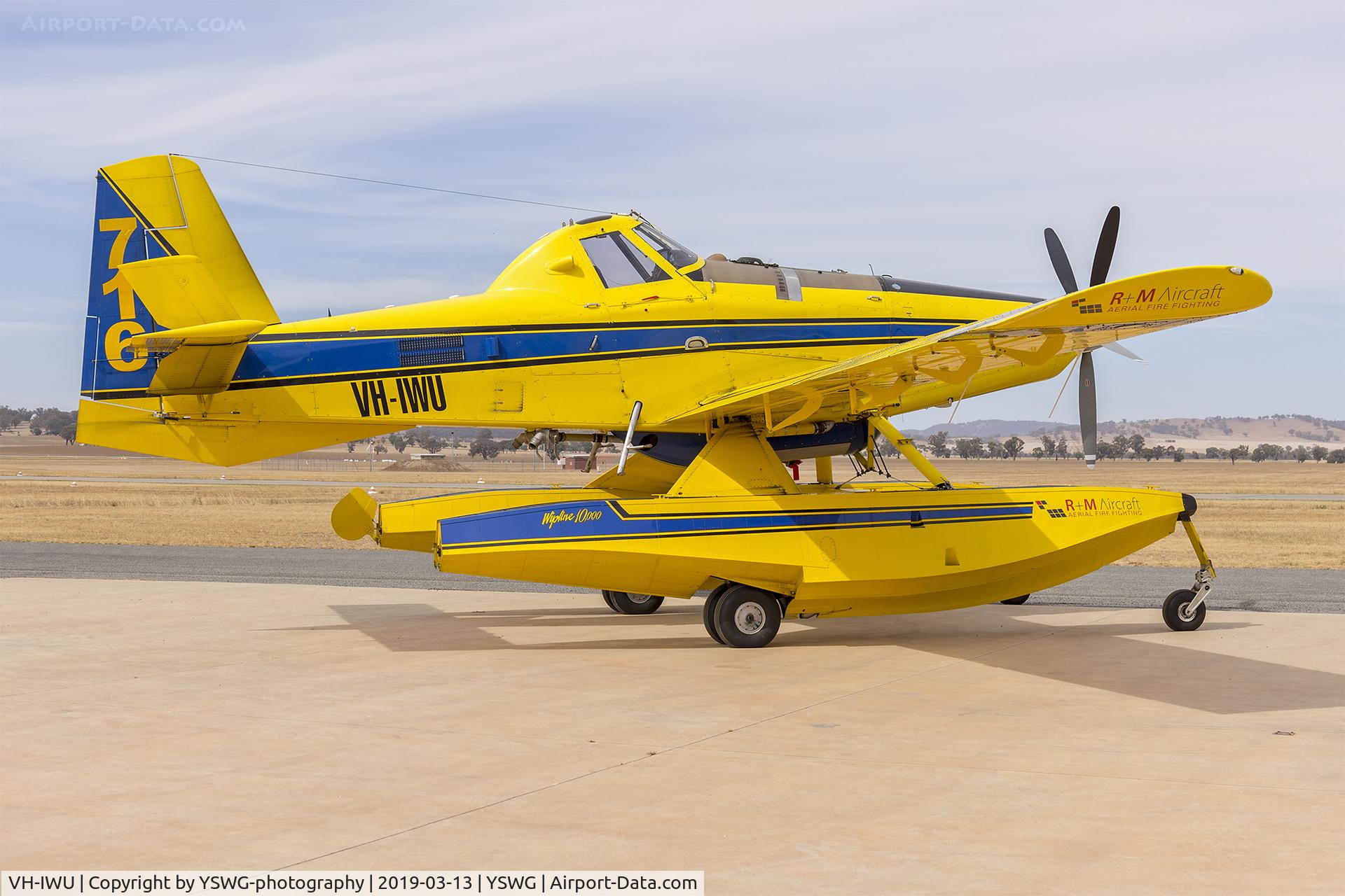 VH-IWU, 2014 Air Tractor AT-802A C/N 802A-0558, R+M Aircraft (VH-IWU) Air Tractor AT802F Fire Boss at Wagga Wagga Airport