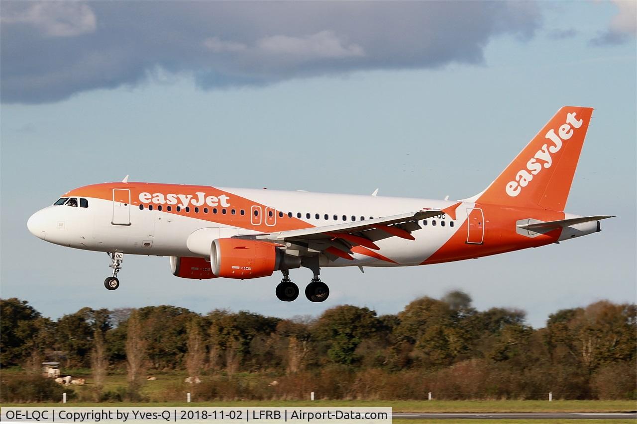 OE-LQC, 2009 Airbus A319-111 C/N 3788, Airbus A319-111, On final rwy 25L, Brest-Bretagne Airport (LFRB-BES)