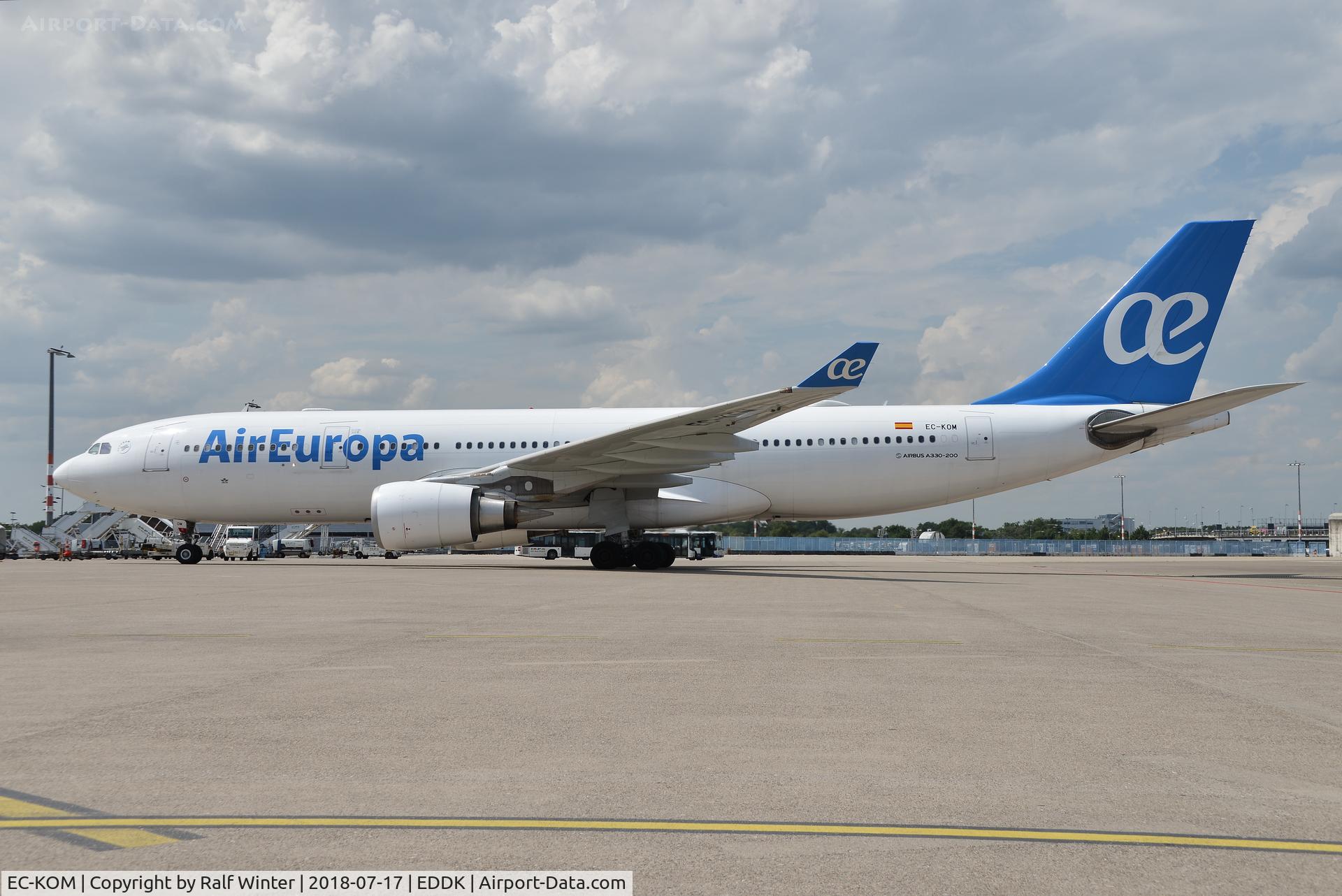 EC-KOM, 2008 Airbus A330-202 C/N 931, Airbus A330-202 - UX AEA Air Europa - 931 - EC-KOM - 17.07.2018 - CGN