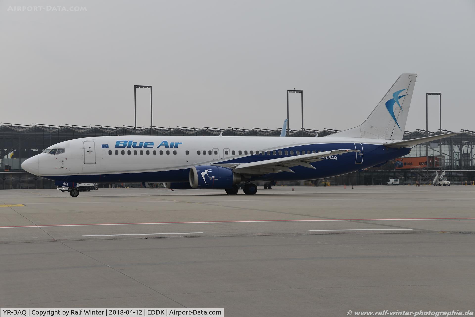 YR-BAQ, 1997 Boeing 737-4D7 C/N 28702, Boeing 737-4D7 - 0B BMS Blue Air - 28702 - YR-BAQ - 12.04.2018 - CGN