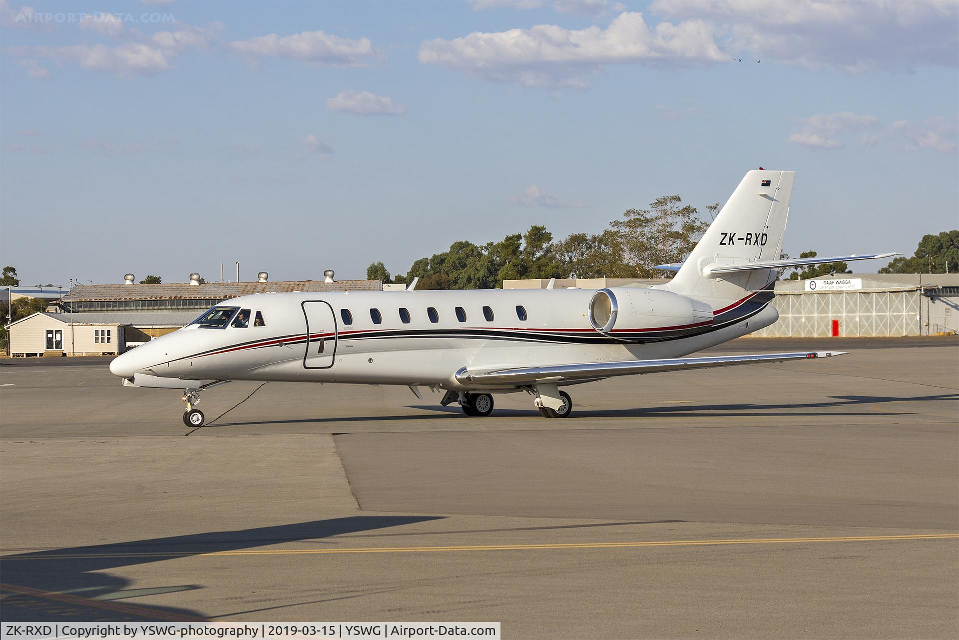 ZK-RXD, 2008 Cessna 680 Citation Sovereign C/N 680-0250, Skyline Aviation (ZK-RXD) Cessna 680 Citation Sovereign at Wagga Wagga Airport