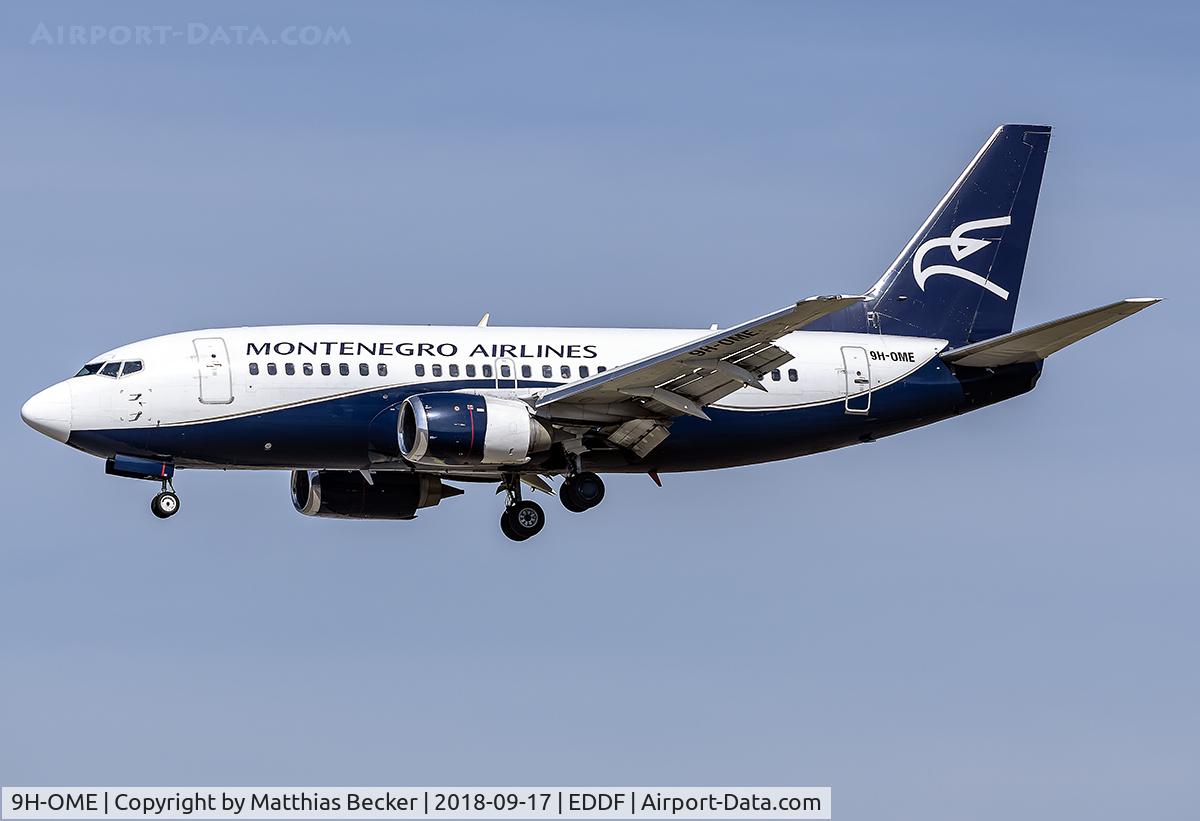 9H-OME, 1991 Boeing 737-505 C/N 24274, 9H-OME