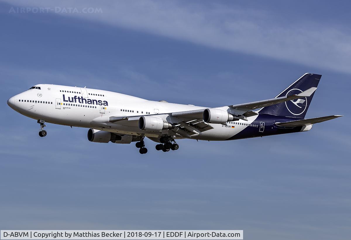 D-ABVM, 1998 Boeing 747-430 C/N 29101, D-ABVM