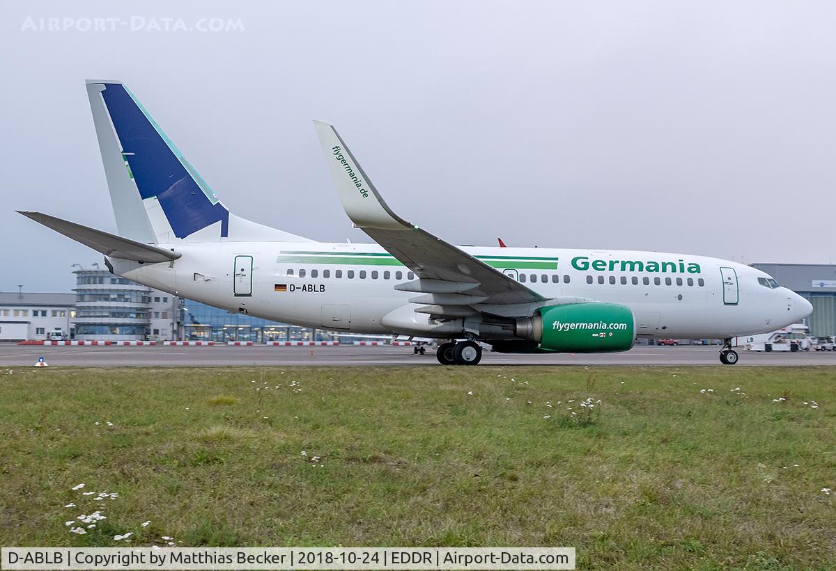 D-ABLB, 2008 Boeing 737-76J C/N 36115, D-ABLB