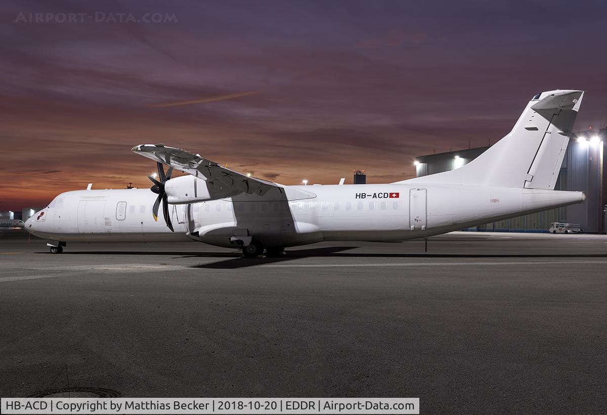 HB-ACD, 2001 ATR 72-212A C/N 668, HB-ACD