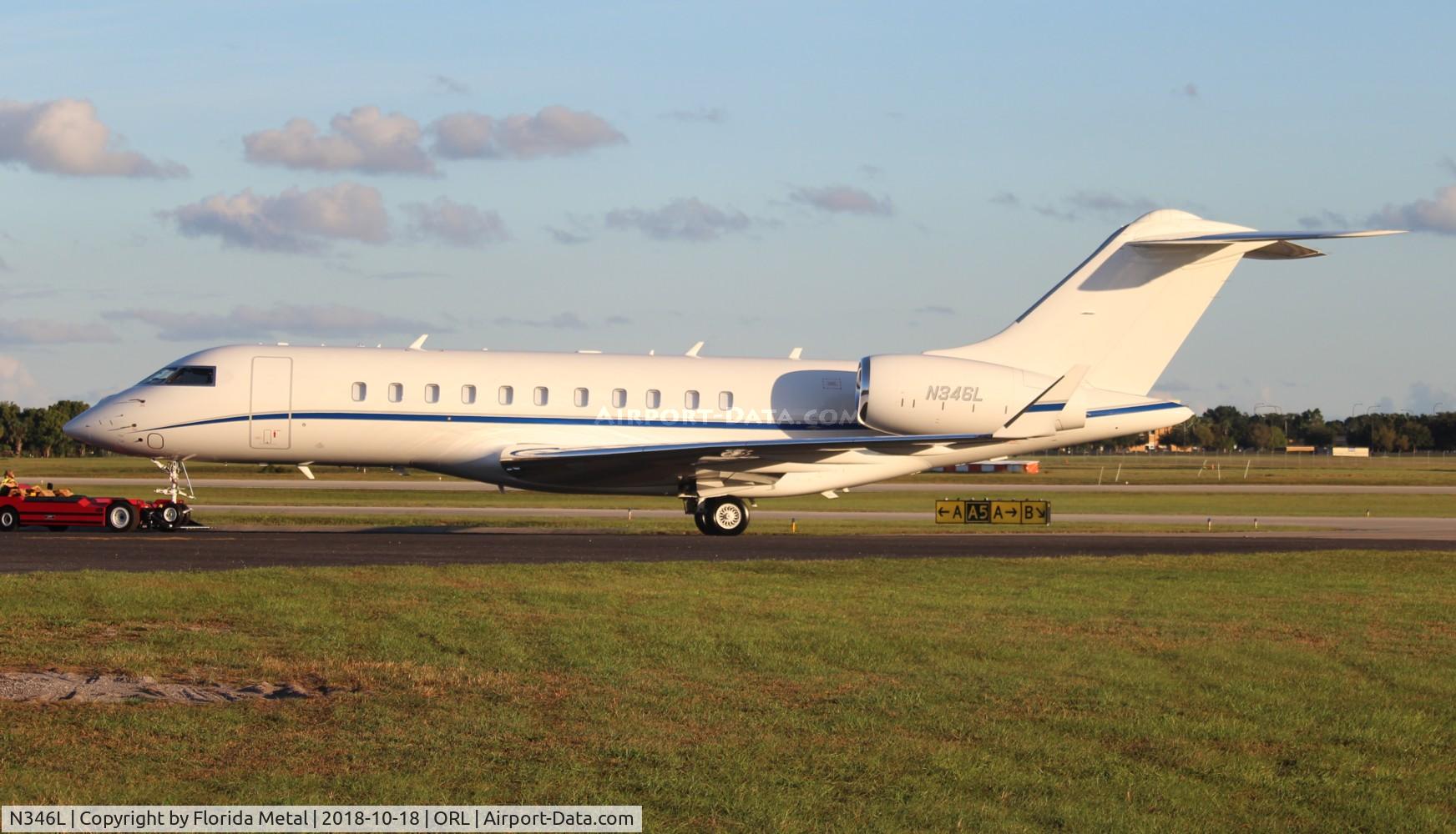 N346L, 2011 Bombardier BD-700-1A11 Global 5000 C/N 9449, Global 5000
